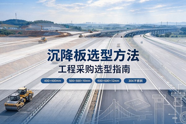 贵池沉降板选择方法