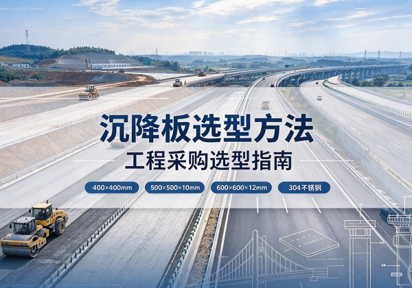 贵池沉降板选择方法